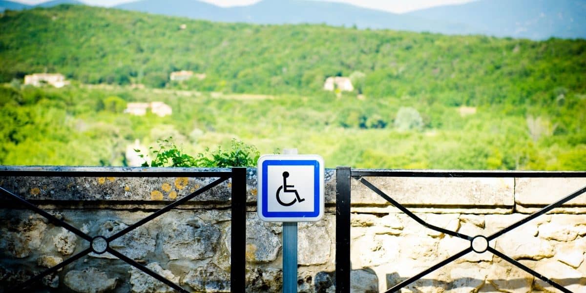 disabled friendly area view in australia