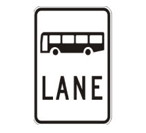 bus lane sign black nsw